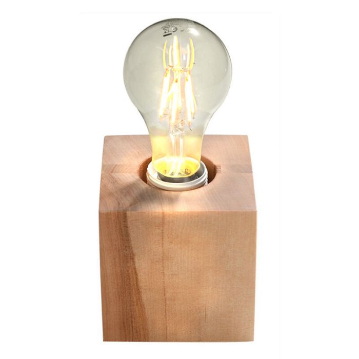Wood table lamp brown, Anniko