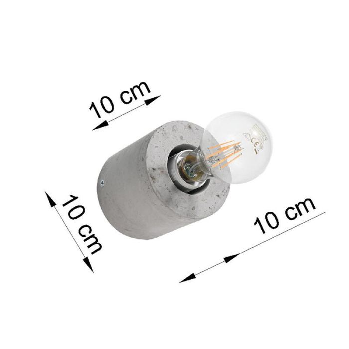 Concrete wall light grey, Anela