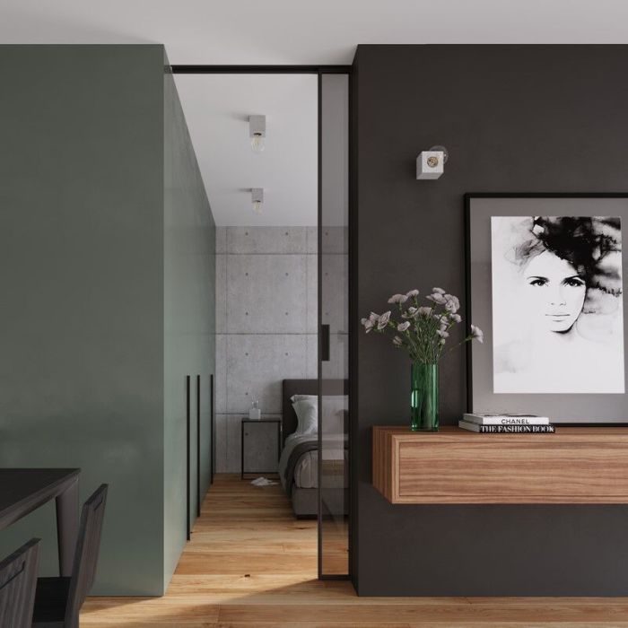 Concrete wall light grey, Anniko