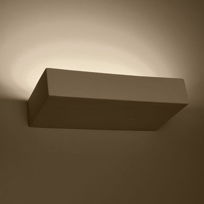 Ceramic wall light white, Lavinia
