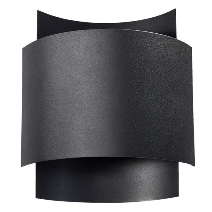 Aluminium up down wall light black, Julissa