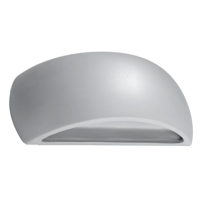 Glass up down wall light grey, Laurenz