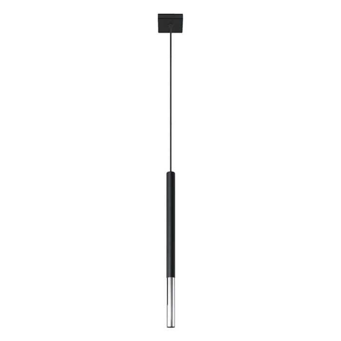Aluminium pendant light chrome, Ilonca