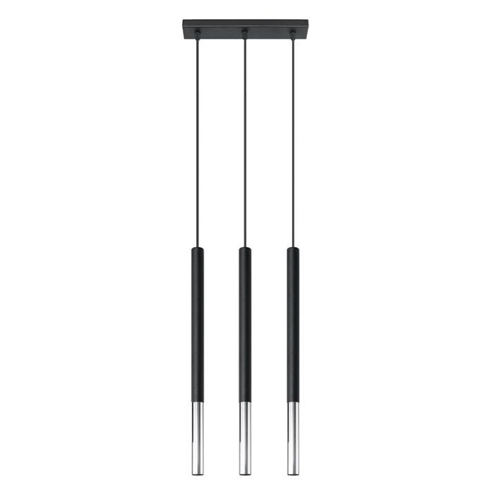 Aluminium pendant light chrome, Ilonca