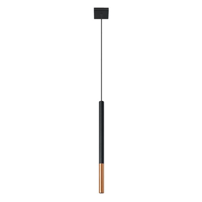 Aluminium pendant light copper, Ilonca