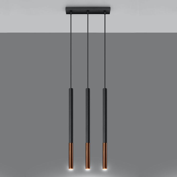 Aluminium pendant light copper, Ilonca