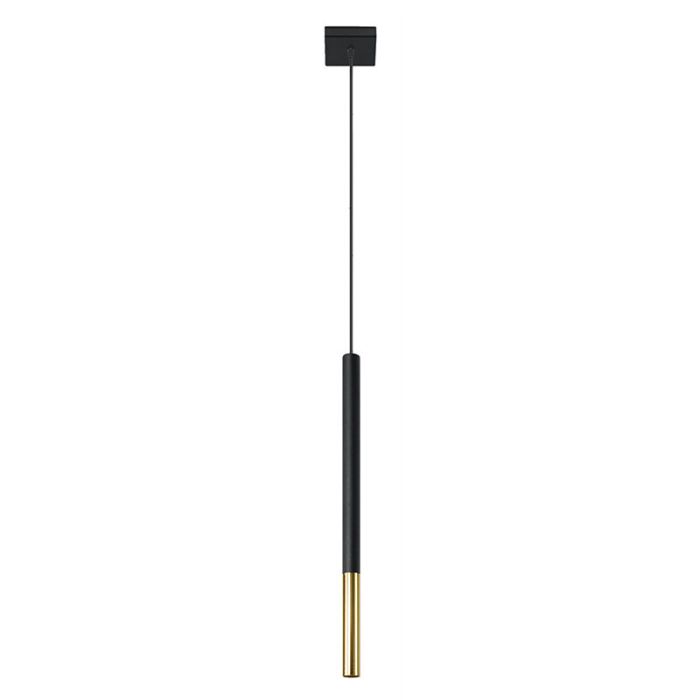 Aluminium pendant light gold, Ilonca