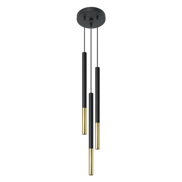 Aluminium pendant light gold, Ilonca