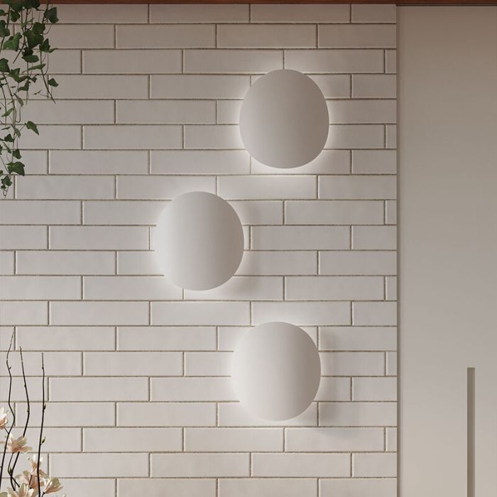 Aluminium up down wall light white, Jildou