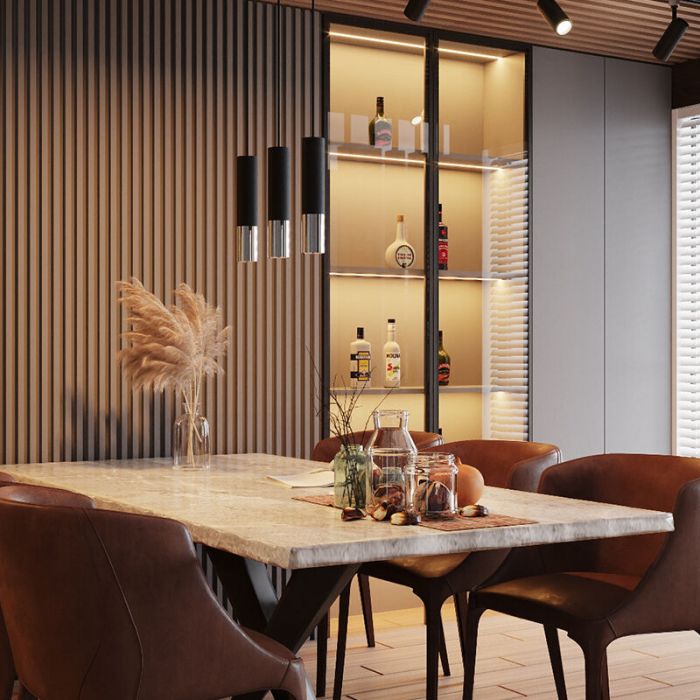 Aluminium pendant light chrome, Hediye