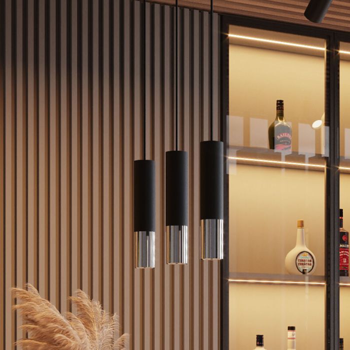 Aluminium pendant light chrome, Hediye