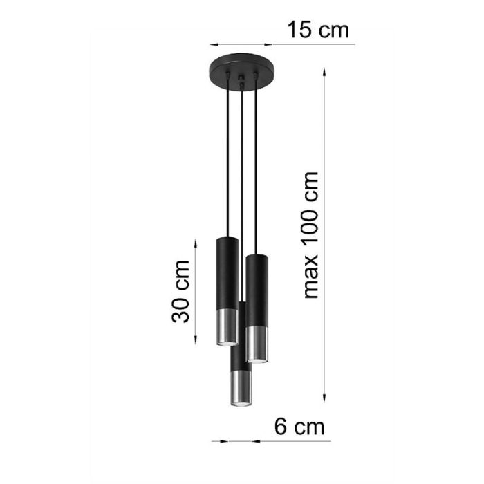 Aluminium pendant light chrome, Hediye