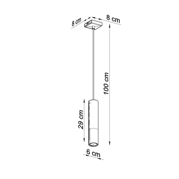 Aluminium pendant light gold, Hediye