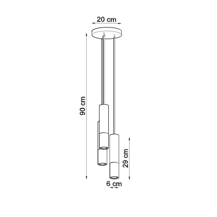 Aluminium pendant light gold, Hediye
