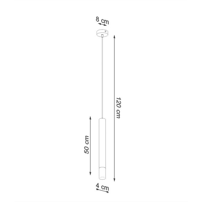 Glass pendant light white, Ishani