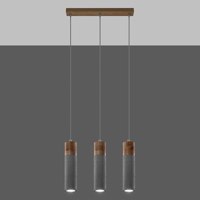 Concrete pendant light brown, Ferron