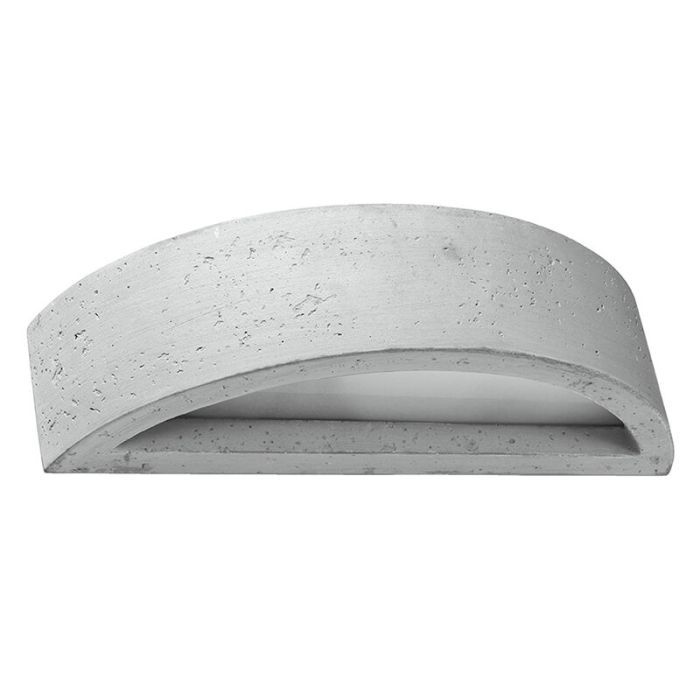 Concrete up down wall light grey, Fadila