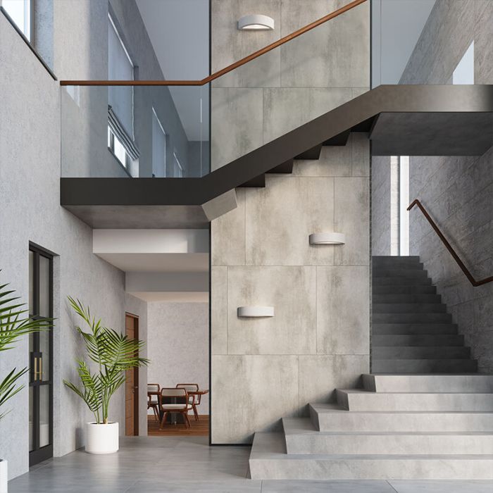 Concrete up down wall light grey, Fadila