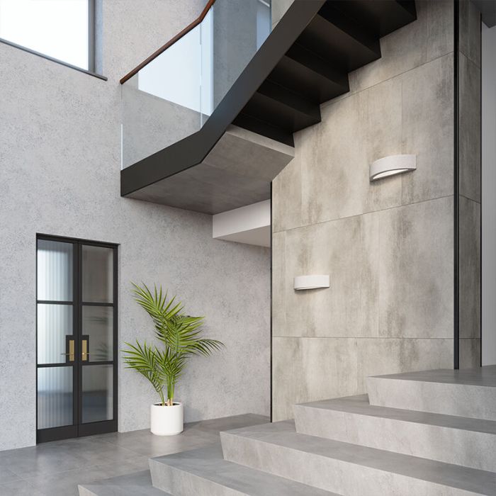Concrete up down wall light grey, Fadila
