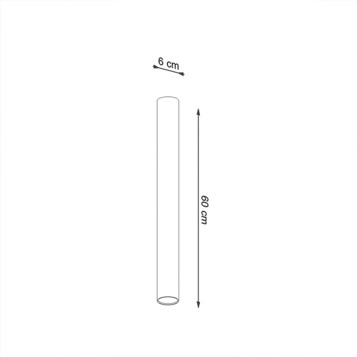 Aluminium surface mounted downlight white, Harley