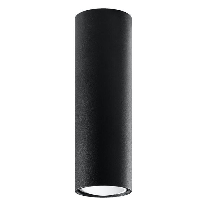 Aluminium surface mounted downlight black, Harley