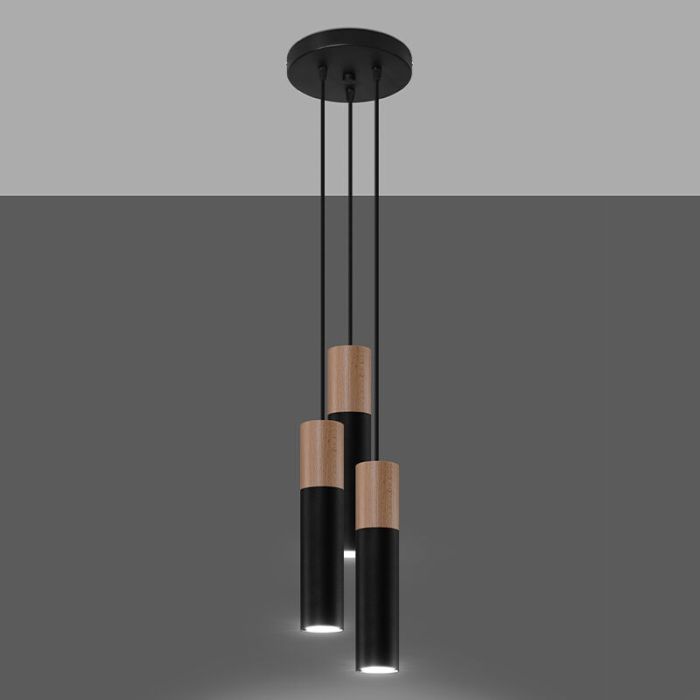 Aluminium pendant light brown, Francesca