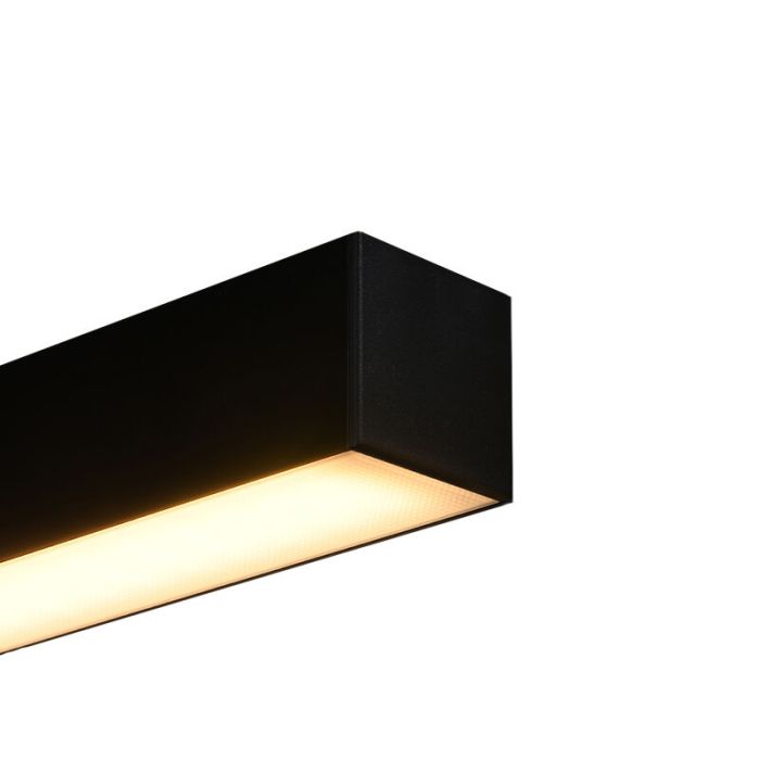 Aluminium wall light black, Mascha, 22W, 3000K LED