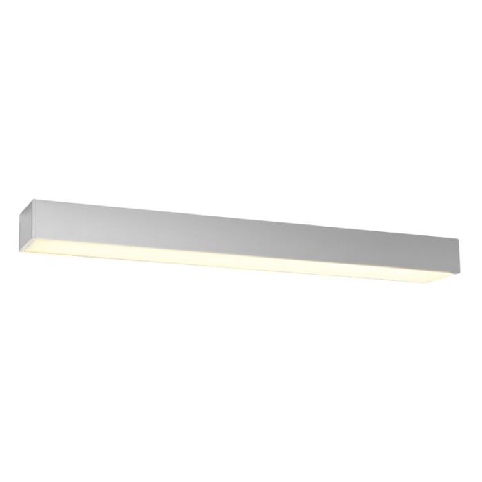 Aluminium ceiling light grey, Mascha, 22W, 3000K LED