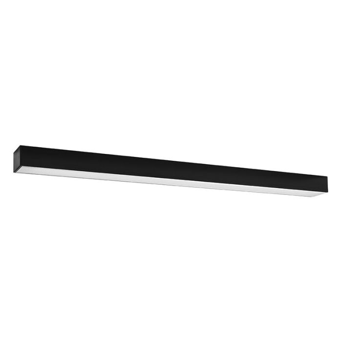 Aluminium ceiling light black, Mascha, 31W, 3000K LED