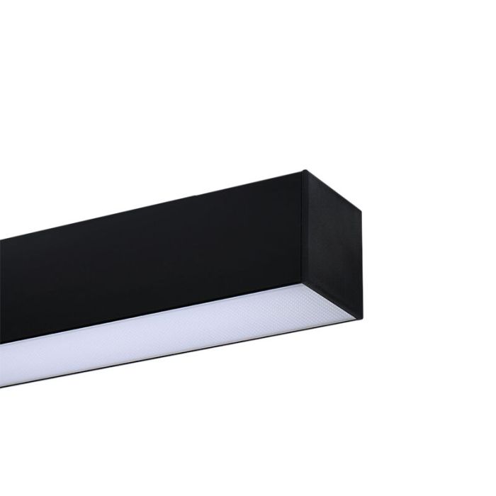 Aluminium ceiling light black, Mascha, 31W, 3000K LED