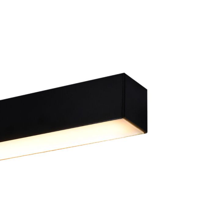 Aluminium ceiling light black, Mascha, 31W, 3000K LED