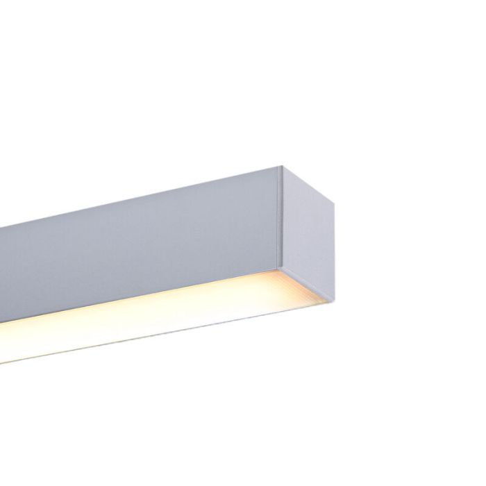 Aluminium ceiling light white, Mascha, 38W, 3000K LED