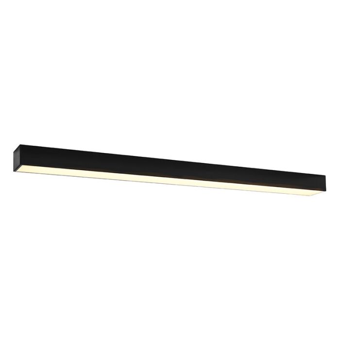 Aluminium ceiling light black, Mascha, 38W, 3000K LED