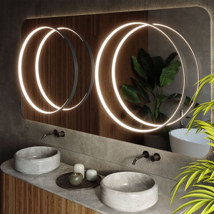 Aluminium pendant light black, Ringo, 30W, 3000K LED