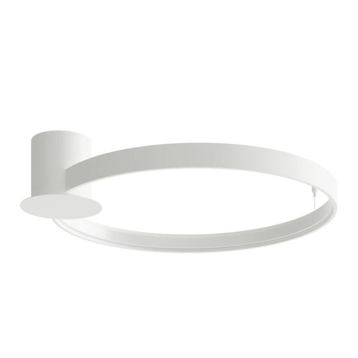 Aluminium flush ceiling light white, Ringo, 30W, 3000K LED