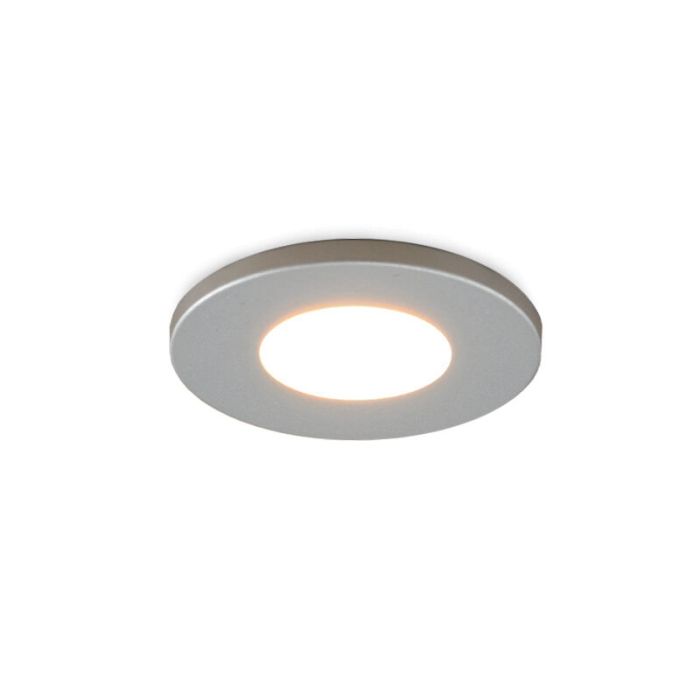 6 chrome porch spotlights Dico, IP65, with connection set and remote control