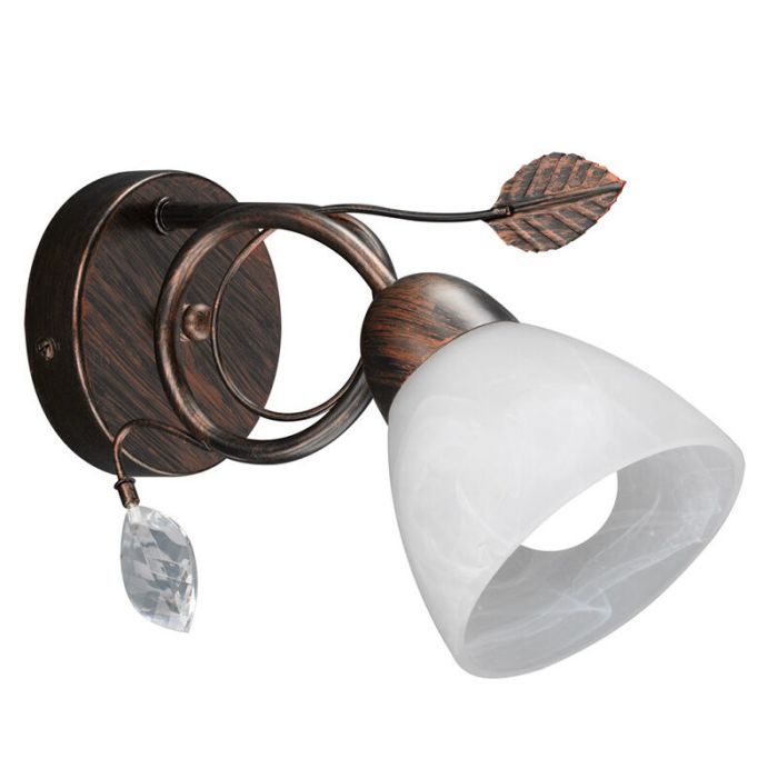 Rust Coloured wall light classic, Astrid