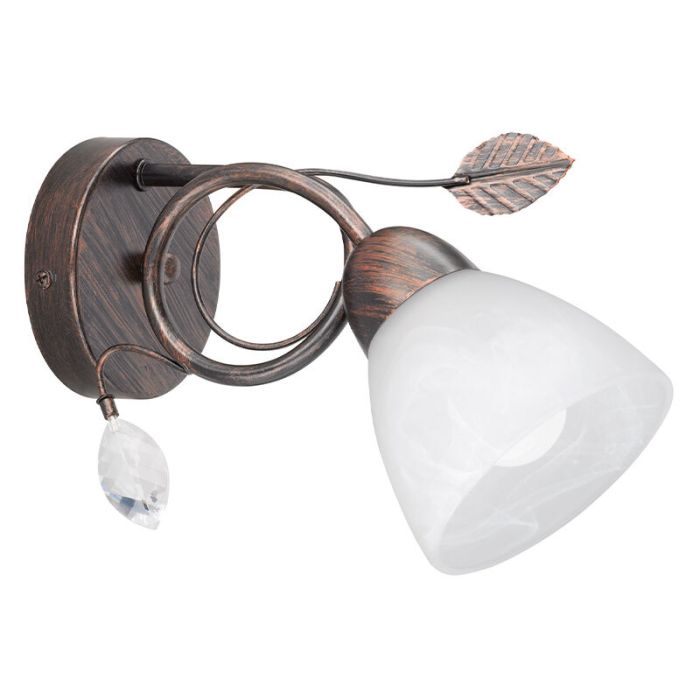 Rust Coloured wall light classic, Astrid