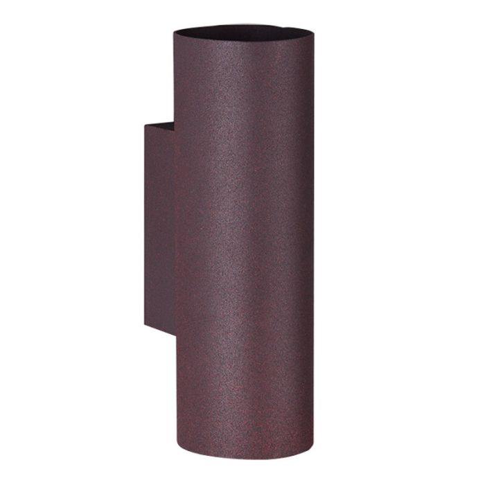 Rust Coloured up down wall light modern, Kaso