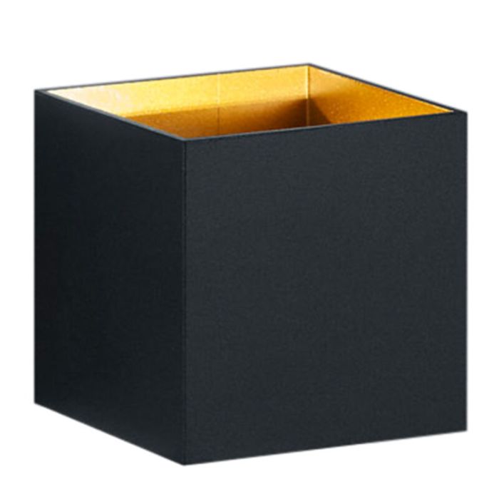 Black up down wall light modern, Eva, 4,3W, 3000K LED