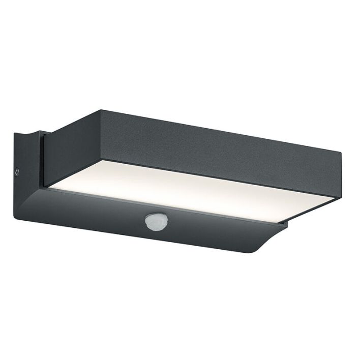 Anthracite outdoor light modern, Sejet, 11W, 3000K LED, IP54