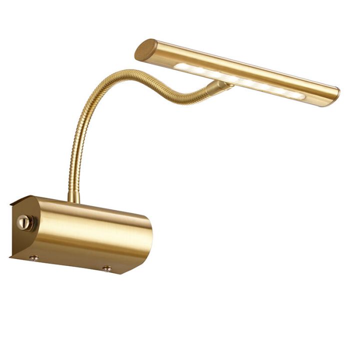 Brass picture light modern, Eliza, 4W, 3000K LED