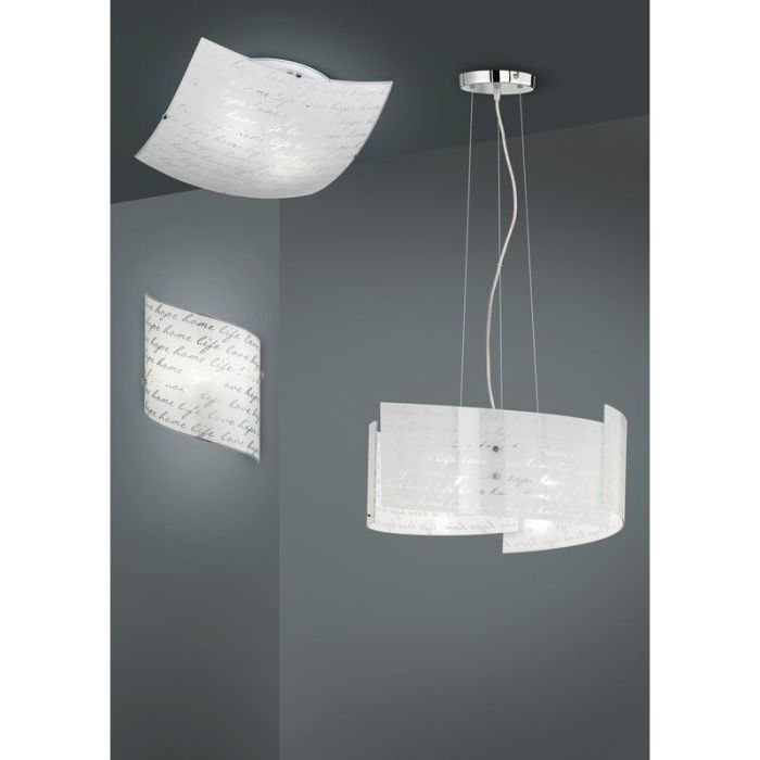 White pendant light design, Anna