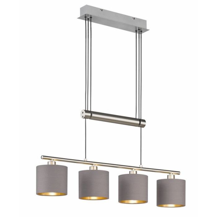 Nickel pendant light metal, Nordby
