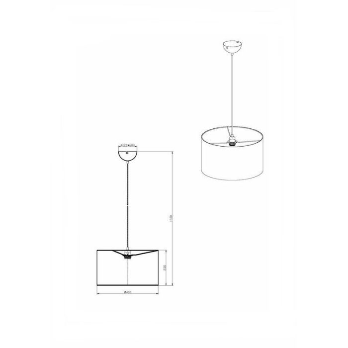 Black pendant light modern, Jeany