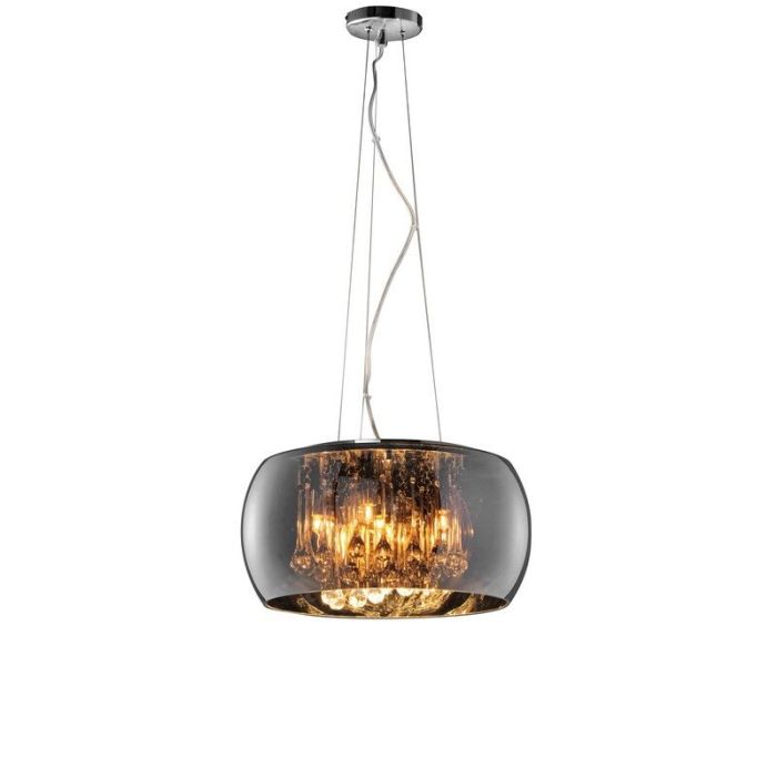 Chrome pendant light modern, Capucine