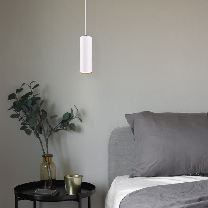 White pendant light modern, Kaso