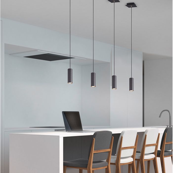 Black pendant light modern, Kaso