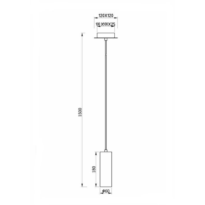 Black pendant light modern, Kaso
