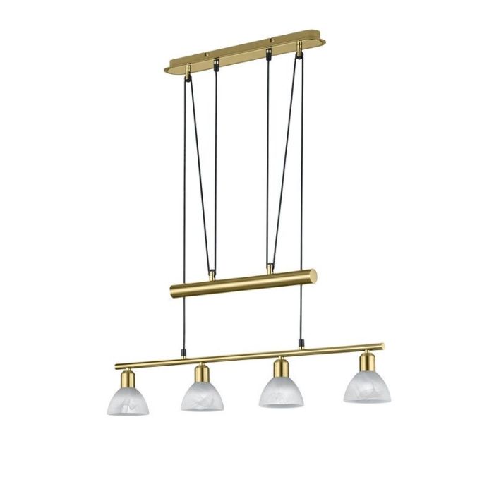 Brass pendant light modern, Gustav